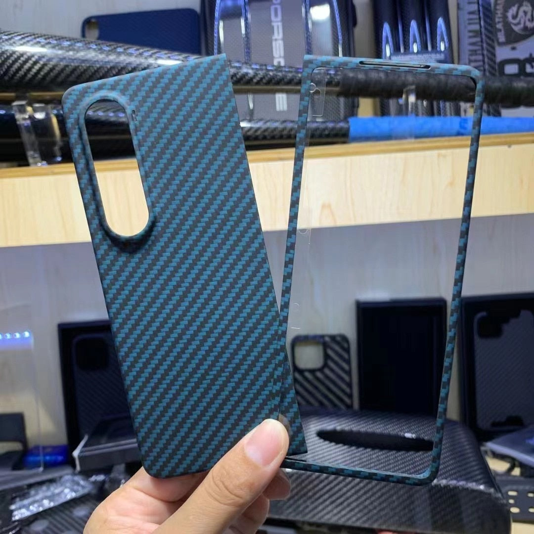 YTF-Carbon Fiber Case For Samsung Galaxy Z Fold - Premium Mobile Phone Cases from Dressmycell.com - Just $44.00! Shop now at Dressmycell.com YTF-Carbon Fiber Case For Samsung Galaxy Z Fold - Premium Mobile Phone Cases from Dressmycell.com - Just $44.00! Shop now at Dressmycell.com
